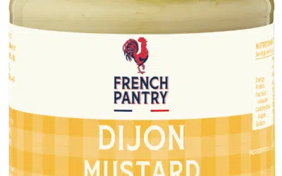 French Pantry Dijon mustard in 200 G glass jar.